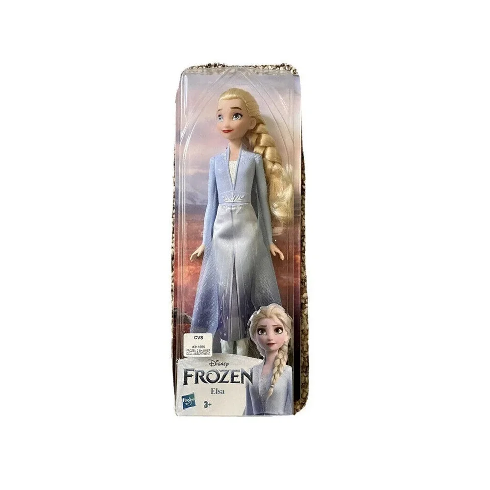 Disney's Frozen 2 Elsa Frozen Shimmer Fashion Doll, Skirt, Shoes, and Long